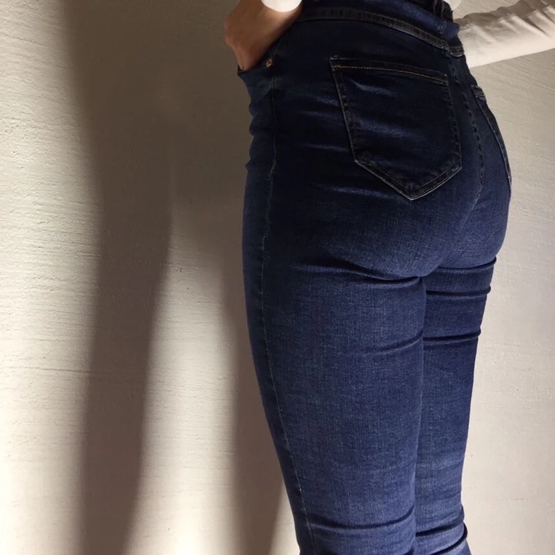 Högmidjade jeans  - 90