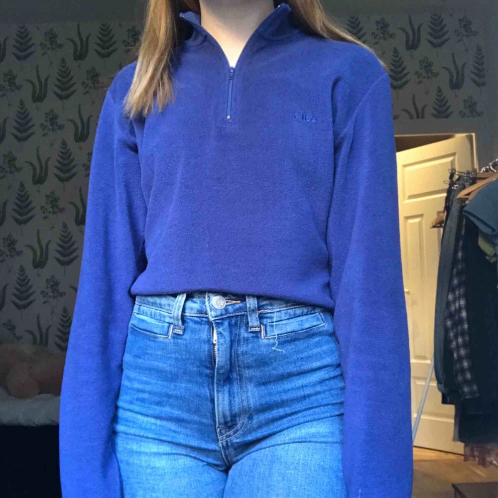 Blå zip-up tröja från fila 💙. Huvtröjor & Träningströjor.
