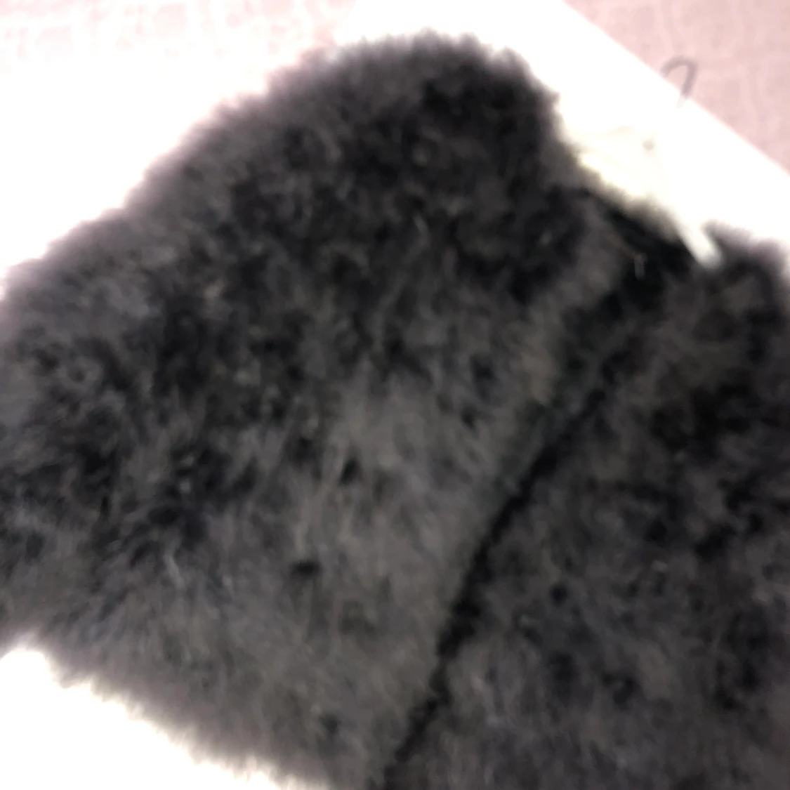 Äkta grå pälsjacka  - 90