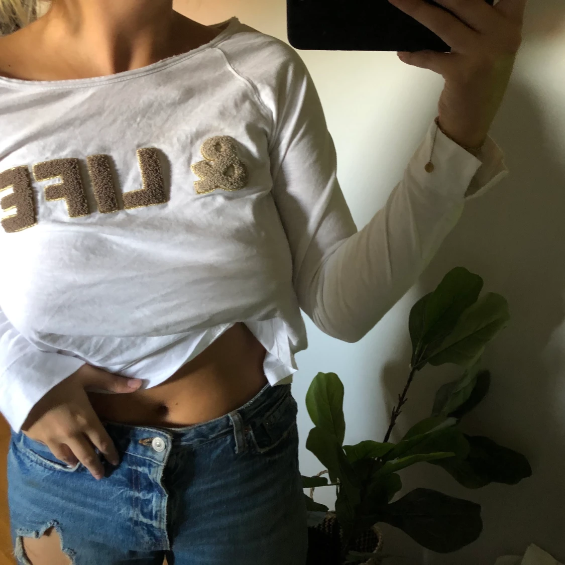 Jättefin tröja aldrig använd