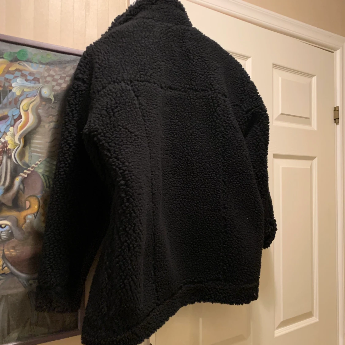 Svart teddy jacka - Monki - 91