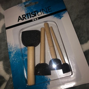 Borstar - Foam stencil brushes, helt oanvända. Lägg på 15kr och få med gold like penslarna strl 8 o 16🥰
