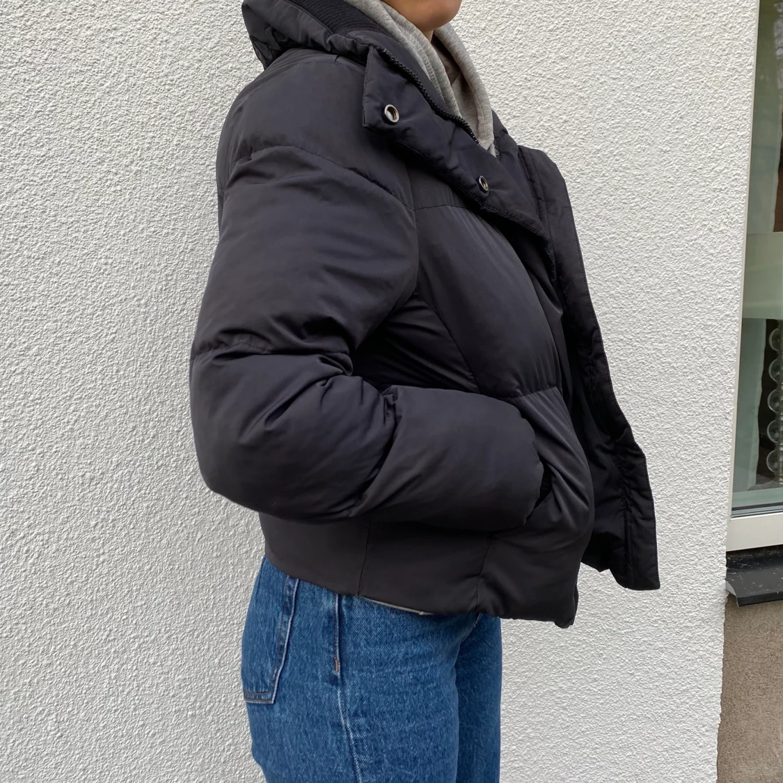 Svart pufferjacka - 91