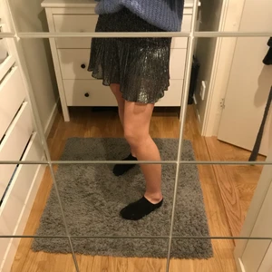 Glittrig kjol - Söt kjol från zara, prislapp kvar. Den har under shorts som sitter fast. Aldrig använd. Väldigt stretshig och skön