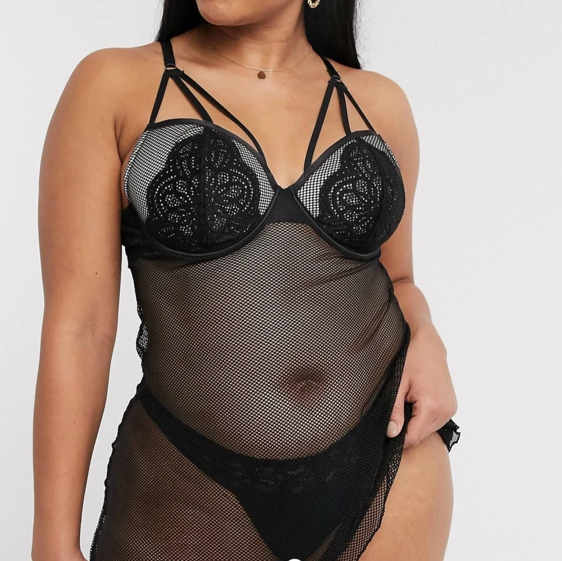 Babydoll klänning, helt oanvänt , plus size BUDGIVNING - 91