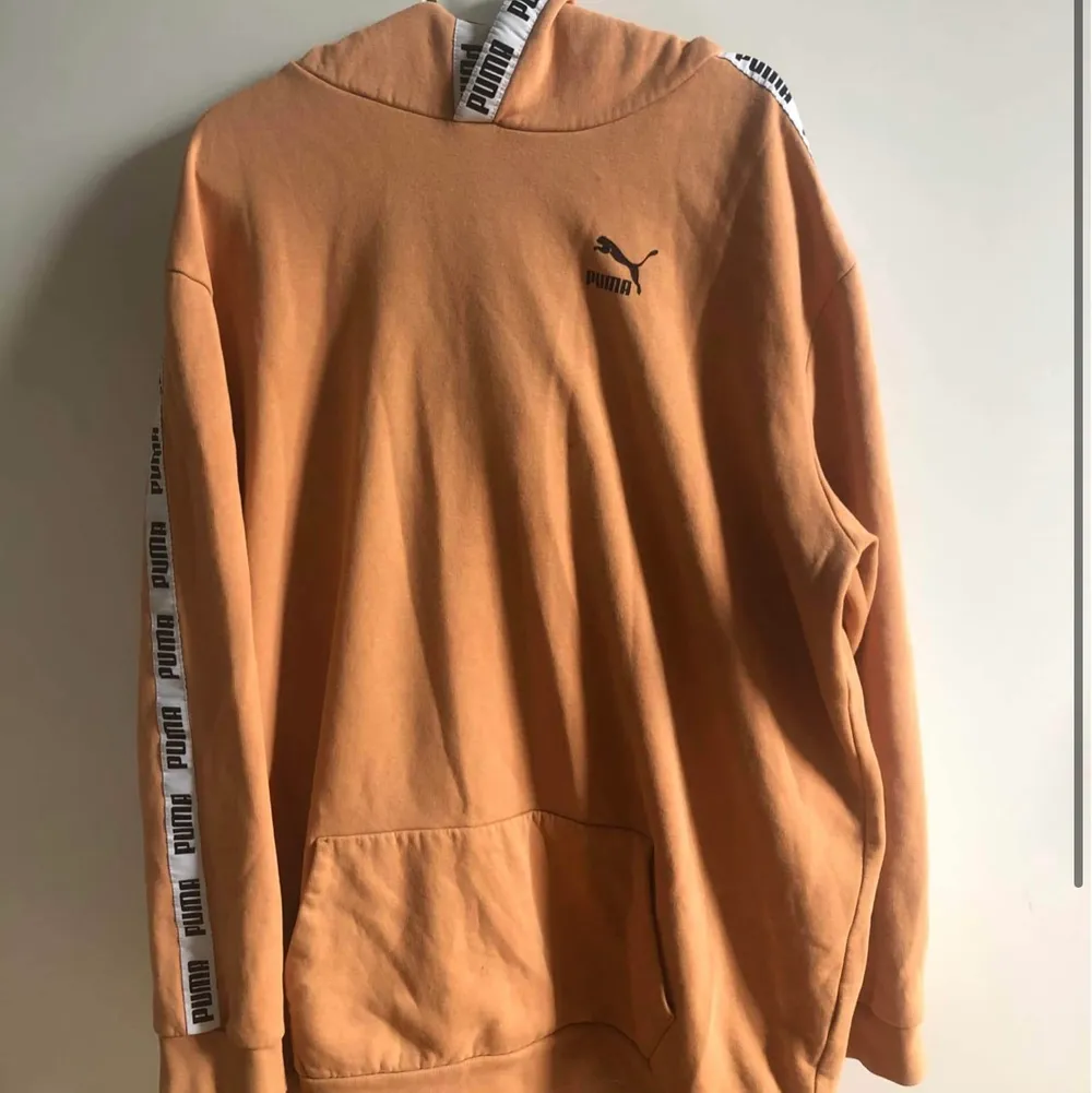Pastel orange puma hoodie bought in London! In great condition! My price is flexible.. Hoodies.