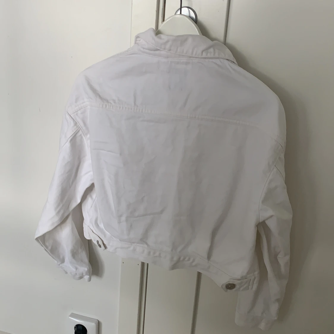 Vit jeans jacka - 90