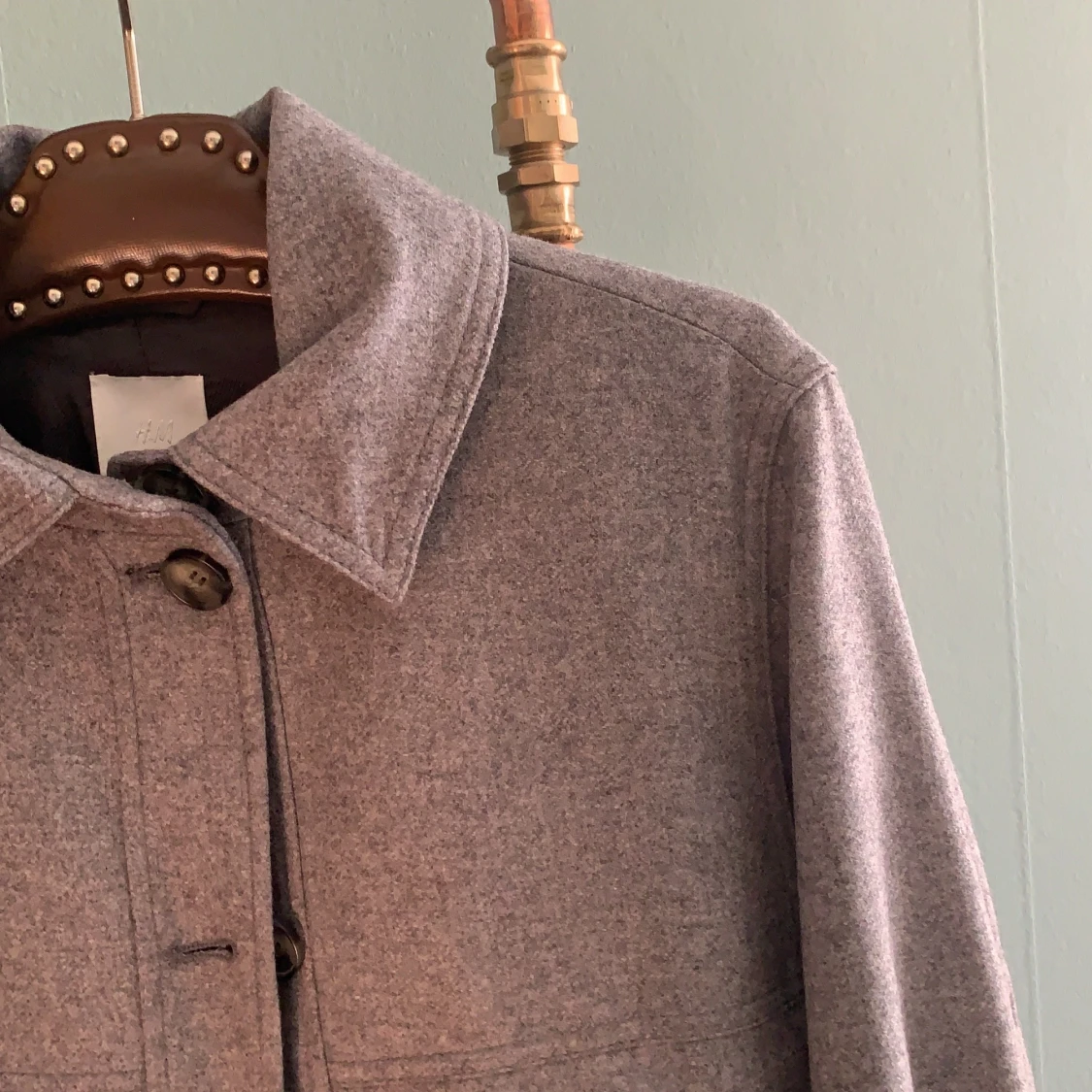 Grå Skjortjacka  - 90