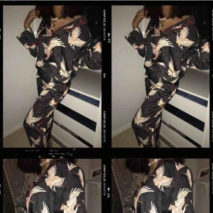  - Världens finaste satinskjorta. Storlek 38 men passar ner till 34 som jag har då det bara är en fin detalj att den är lite oversized! Funkar både att sova i och ha till vardags!