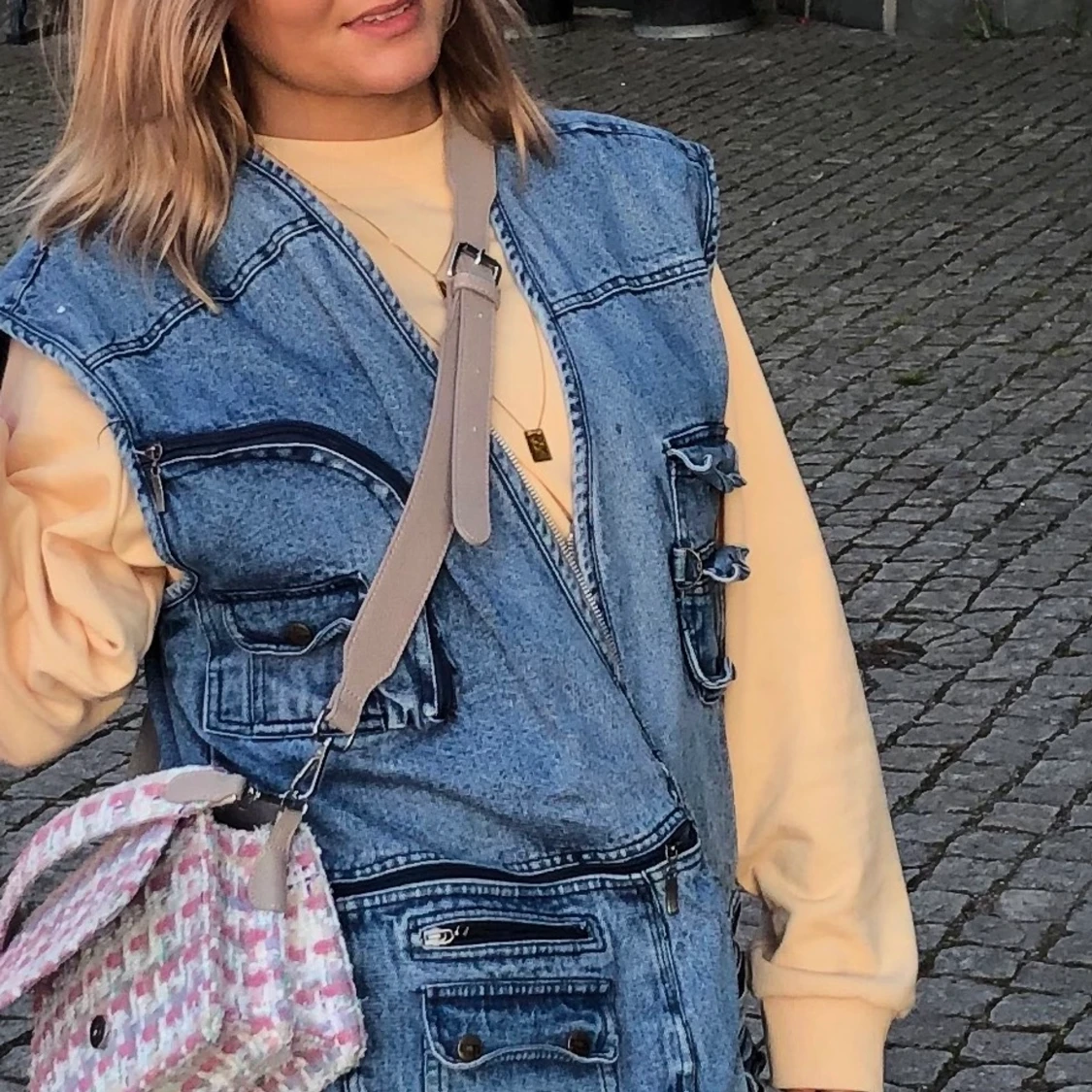 Jättefin vintage väst - 90