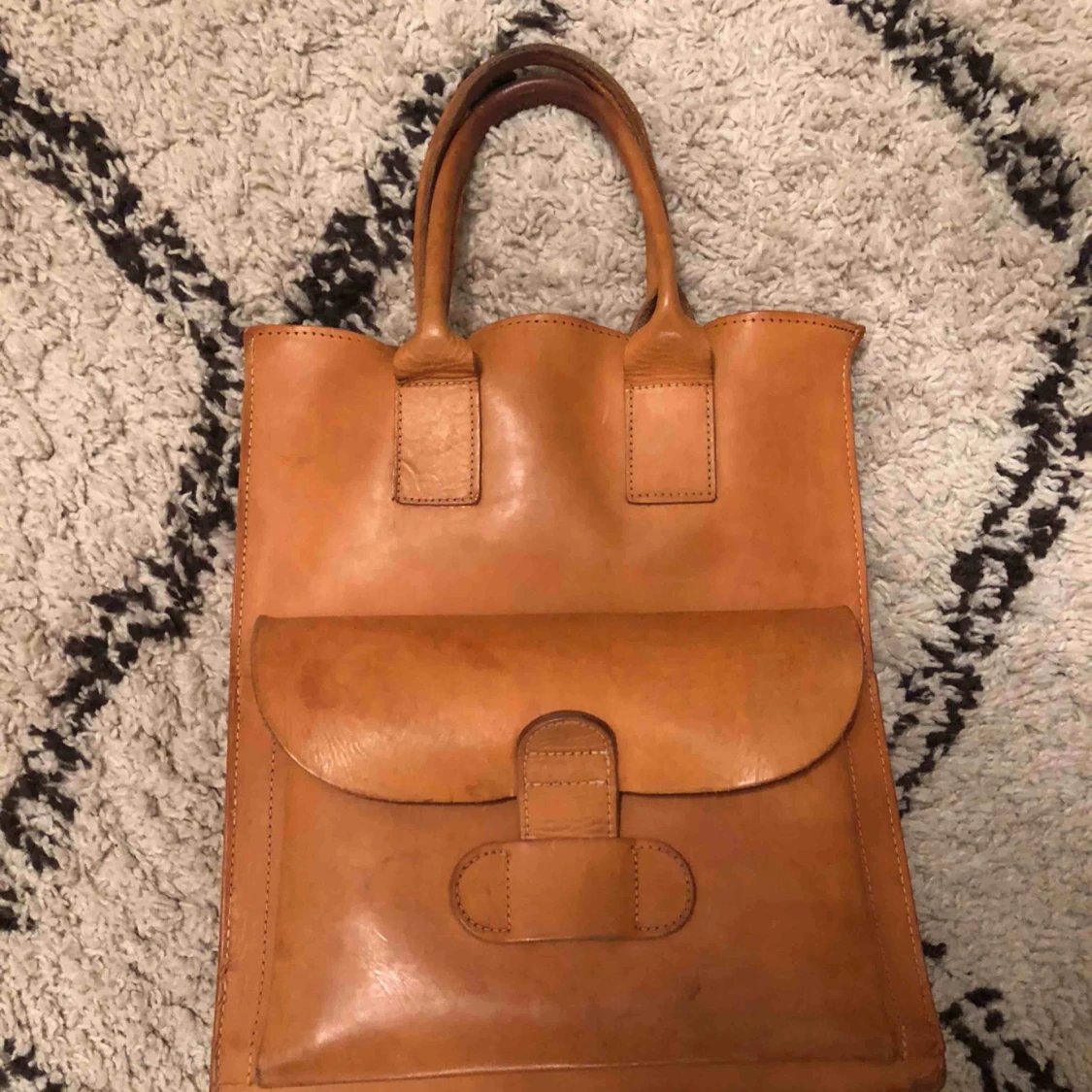 Lärarinne väska - äkta läder