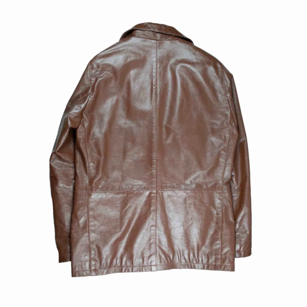 Vintage 90s 00s Y2K unisex leather jacket / blazer in chocolate brown Label: L (men's), fits best M-L Measurements (flat, approx.): length: 77 cm pit to pit: 58 cm Free shipping! Ask for the full description! No returns! . Jackor.