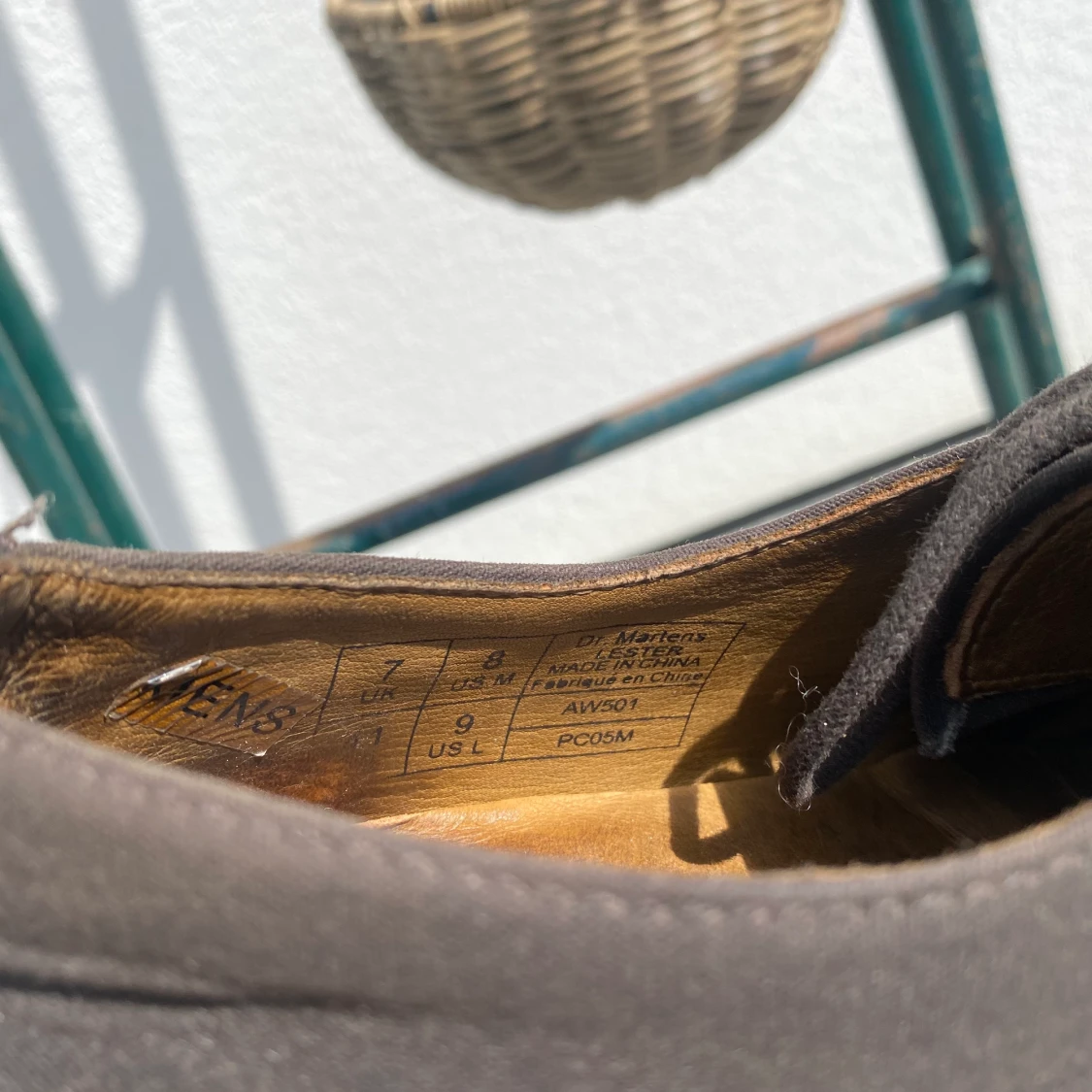 Dr. Martens, vaxad brun cancan. EU41/UK7 - 90