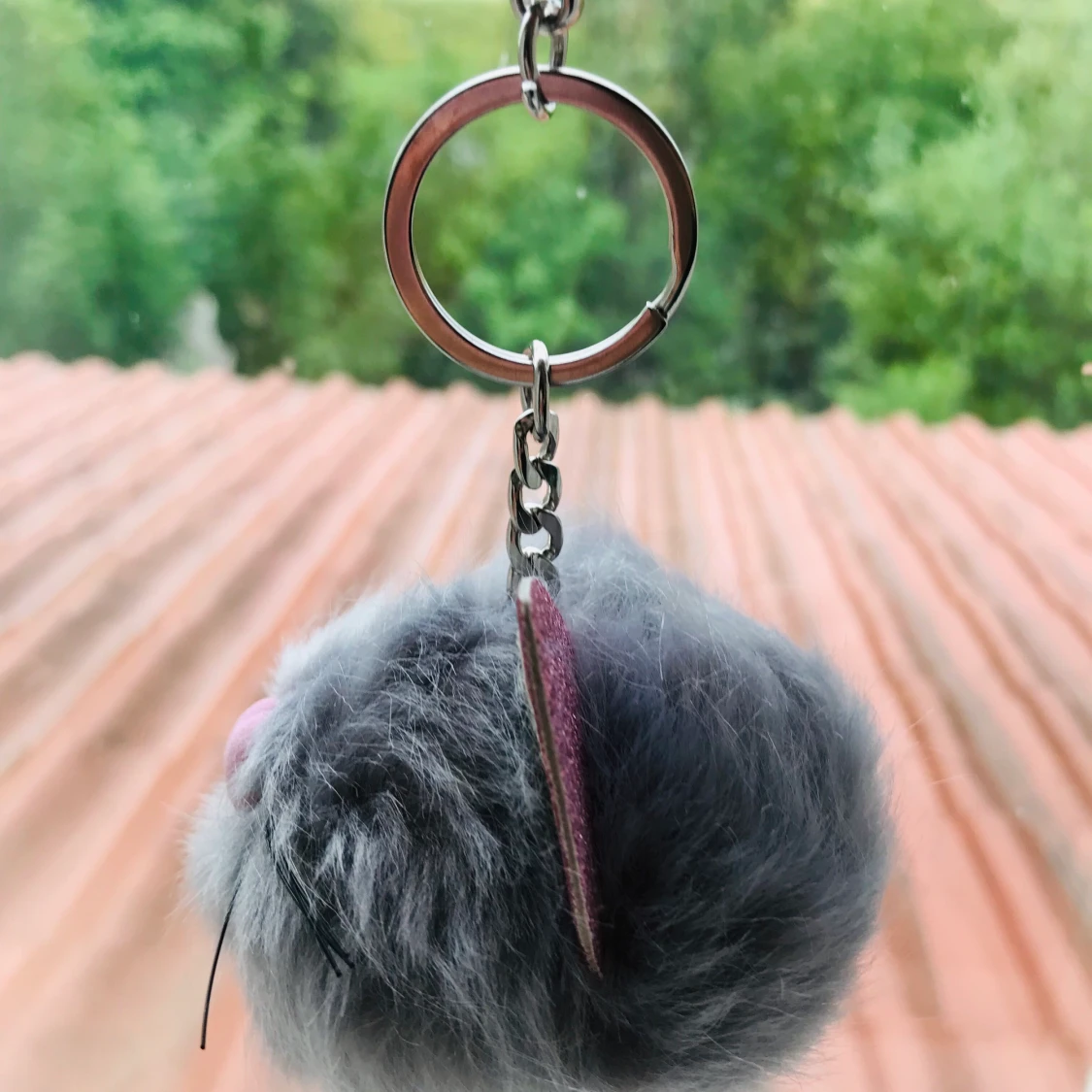 Grå katt nyckelring🐭 - 90