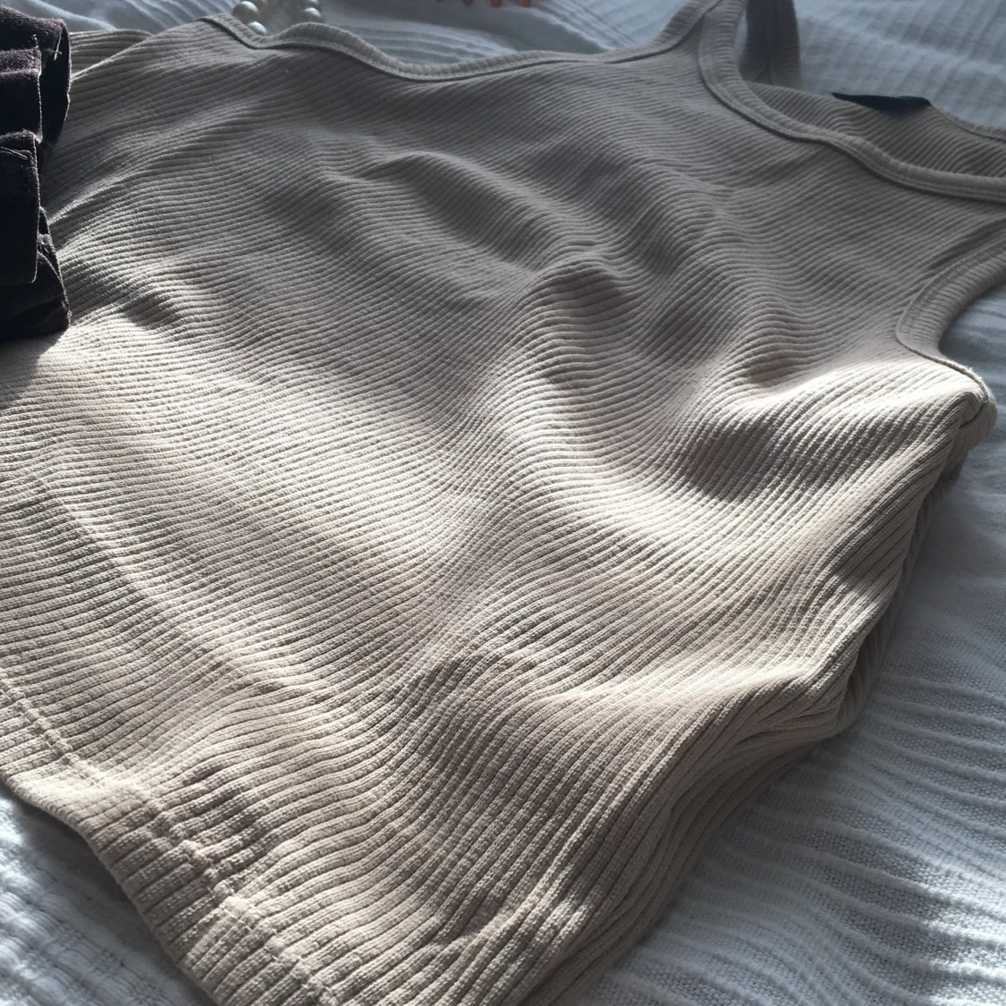 High neck linne beige - 90