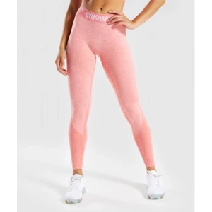 Gymshark tights, S - Gymshark flex i färgen peach coral. Använda en gång, som nya.