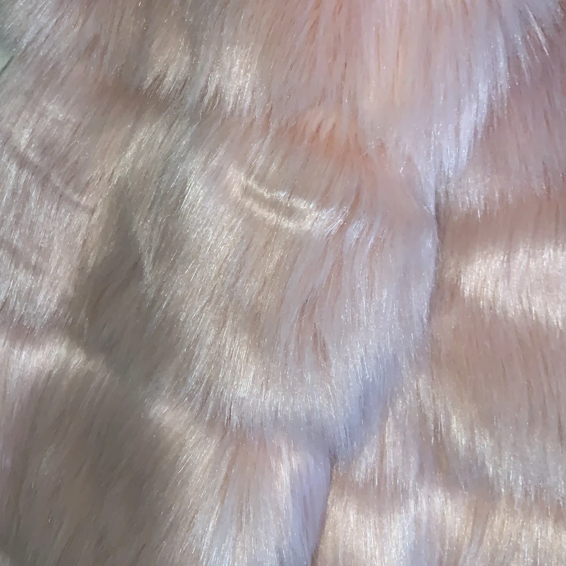 Rosa faux fur jacka  - 91