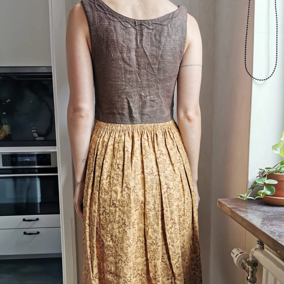 Klänning med korsett - 90