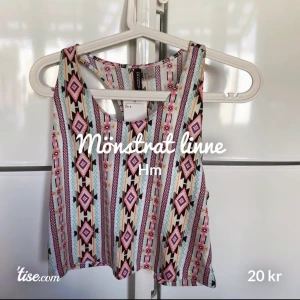 Mönstrat linne hm - Ett mönstrat linne från hm i strl S, helt nytt! Frakt tillkommer på 22 kr 🦋