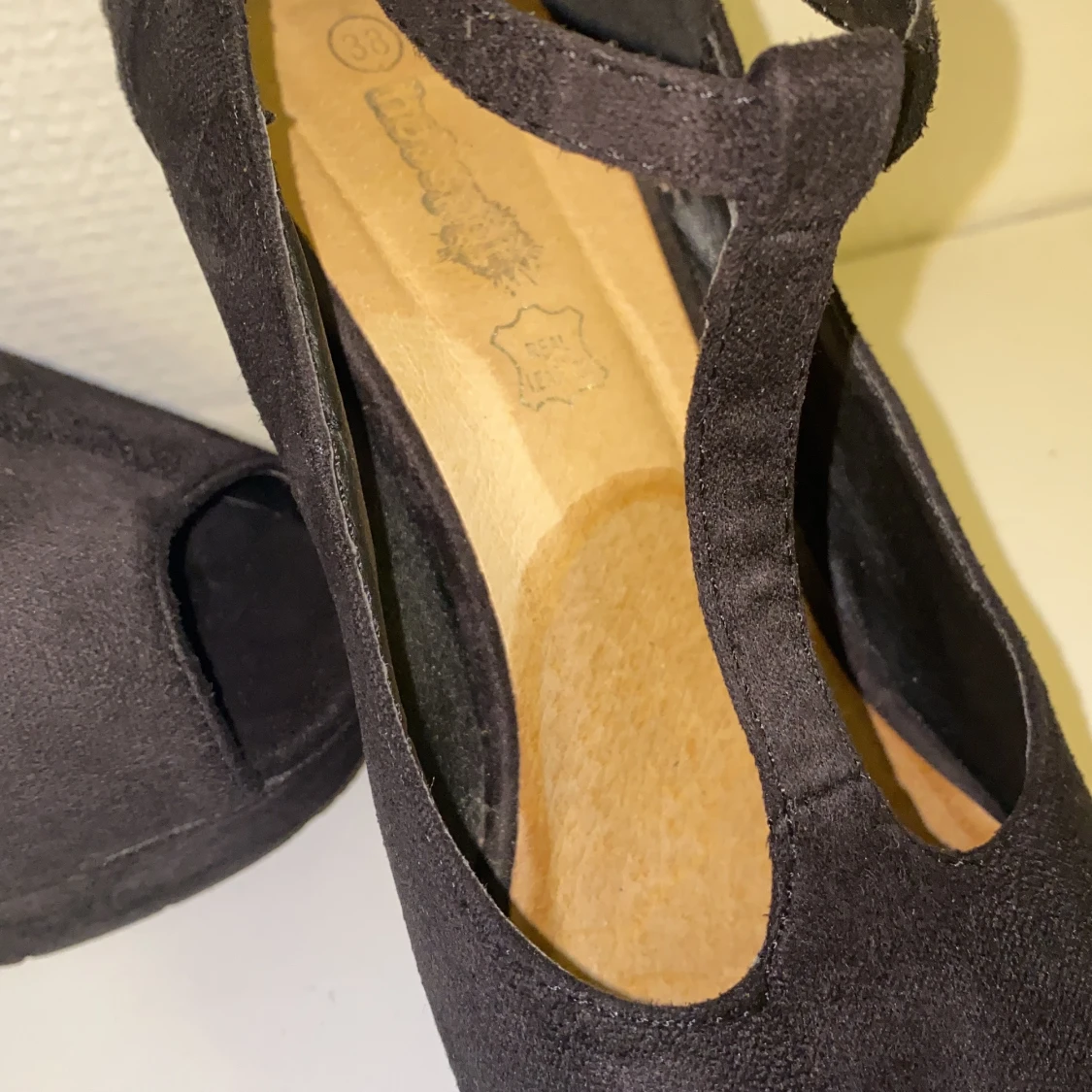 Peeptoe klacksko. - 91