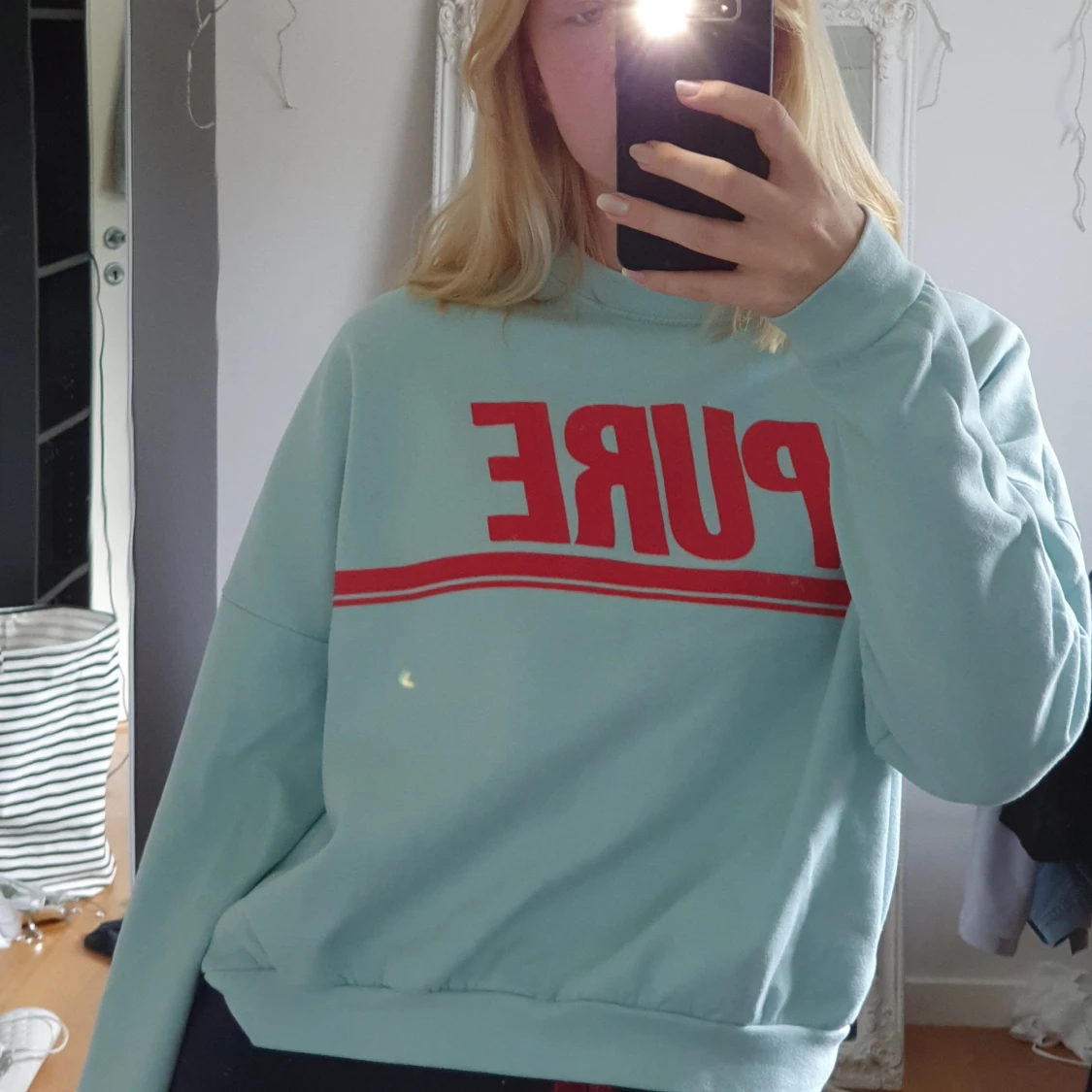 "Neon" blå tröja ifrån Stay! - 90