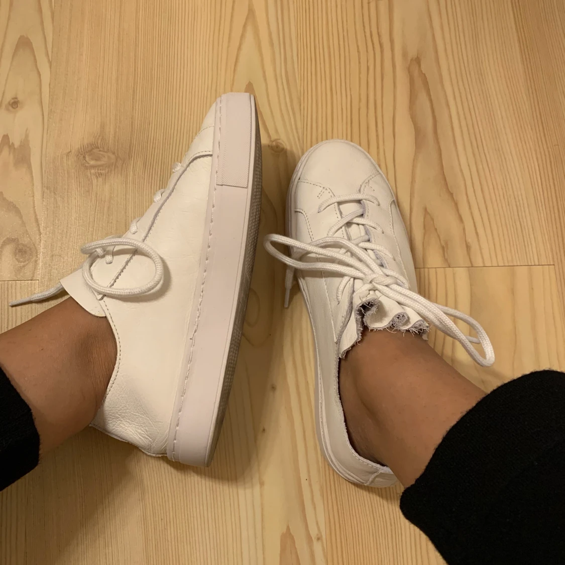 Zara läder sneakers 👟