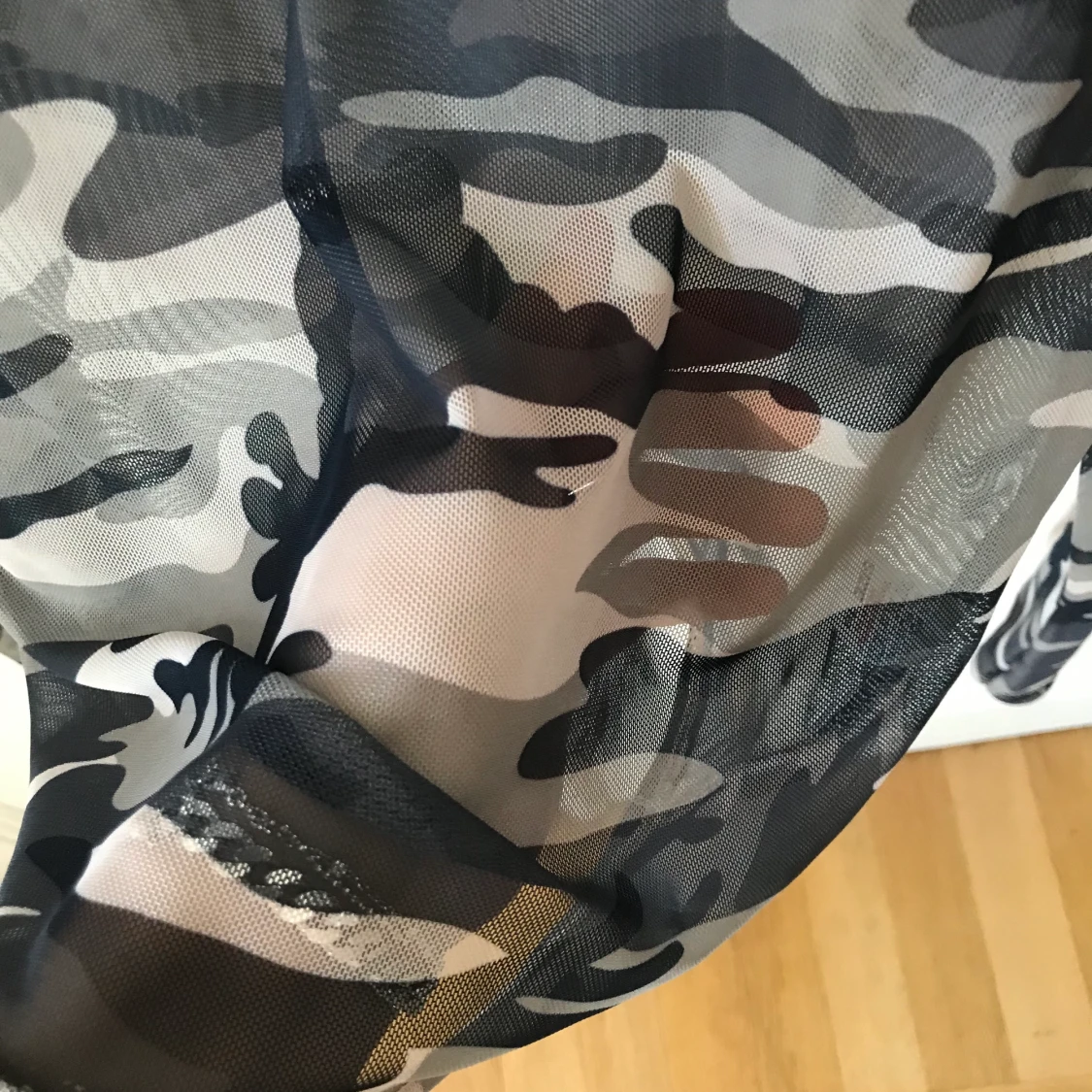 Militärmönstrad Mesh Tröja - 90