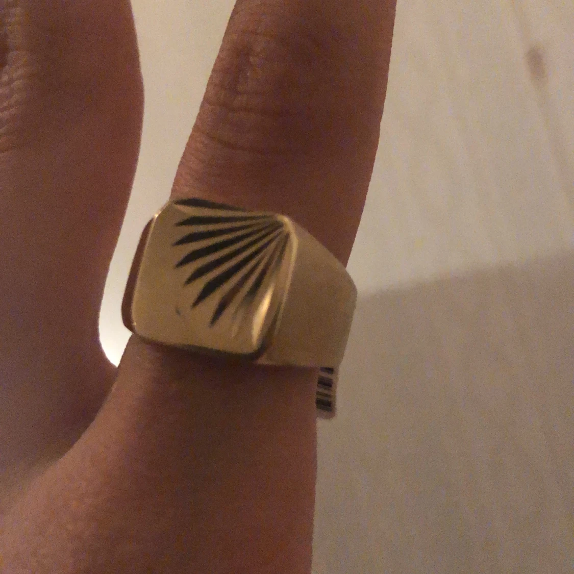 Äkta. 18k guldpläterad  - 91