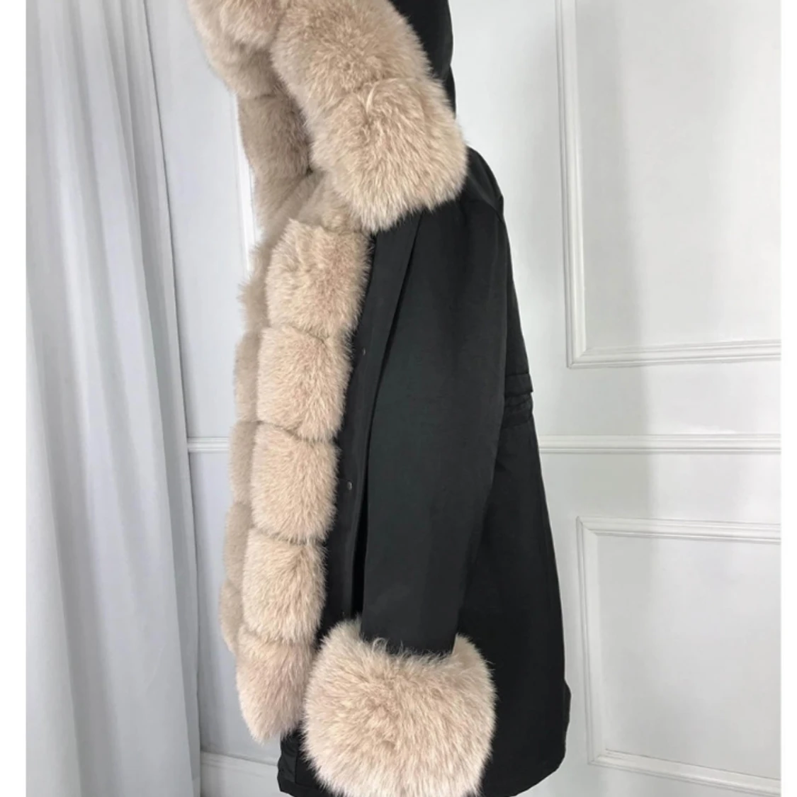 Päls parka av äkta päls ( rabbit fur ) - 91