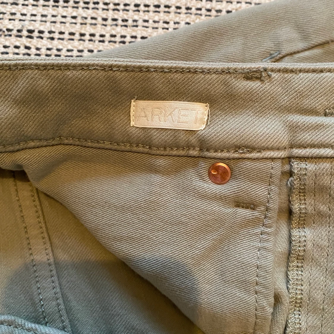 Sage green Jeans  - 91