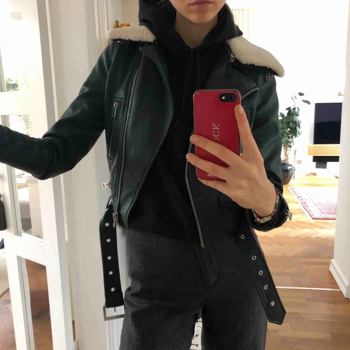 Snygg skinnjacka  - 91