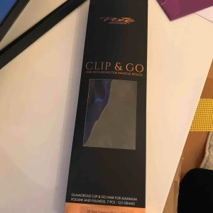  - Helt nytt oanvänt hår från pose jakt endast testat. Clip & go 50 cm 125 gr i färgen dark espresso Brown. Nypris cirka 2100kr