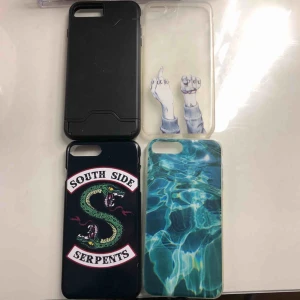  - Säljer några iPhone-skal som jag ej har användning för längre. 20kr/styck. Det svarta skalet har en dold kortförvaring vilket är väldigt praktiskt. Alla är hela. Betalas med swish och köparen står för frakten. 🌸 passar iPhones plusmodeller 