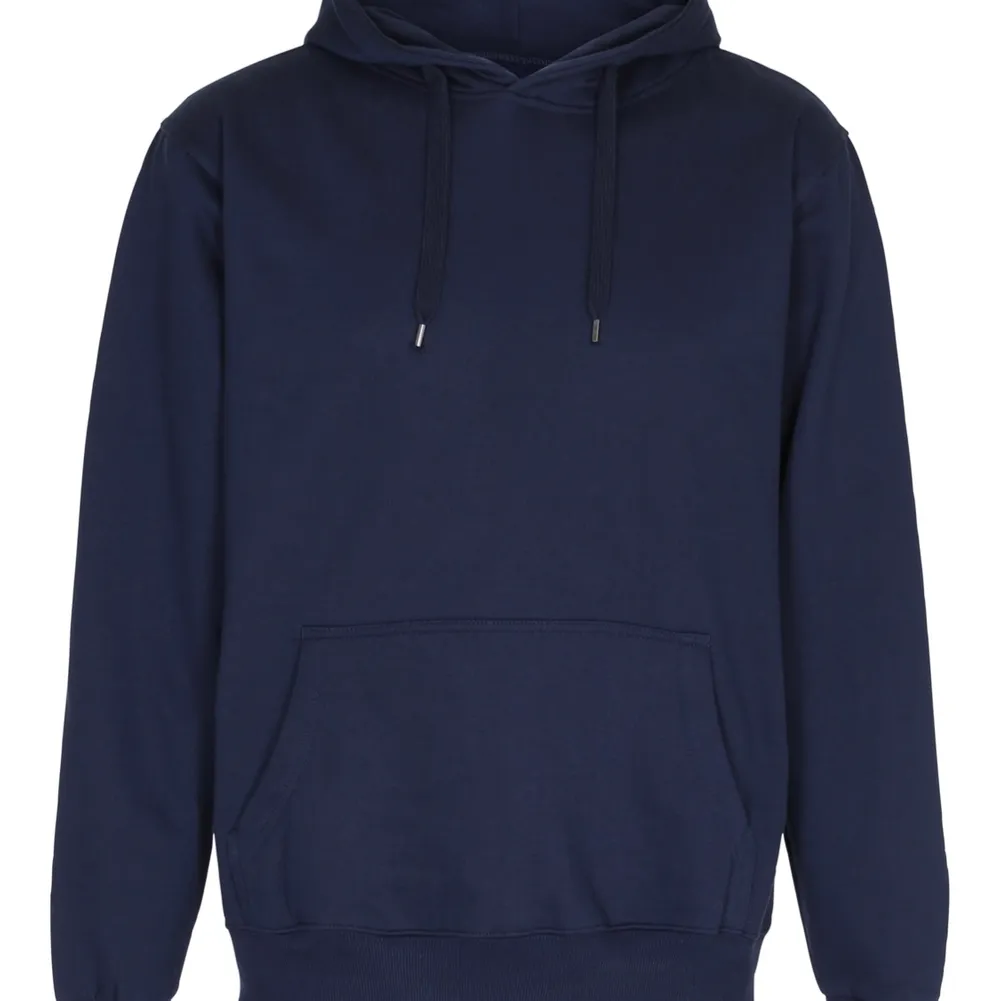 Säljer en marinblå hoodie som aldrig är använd. Frakt tillkommer. Skicka för fler bilder. Hoodies.