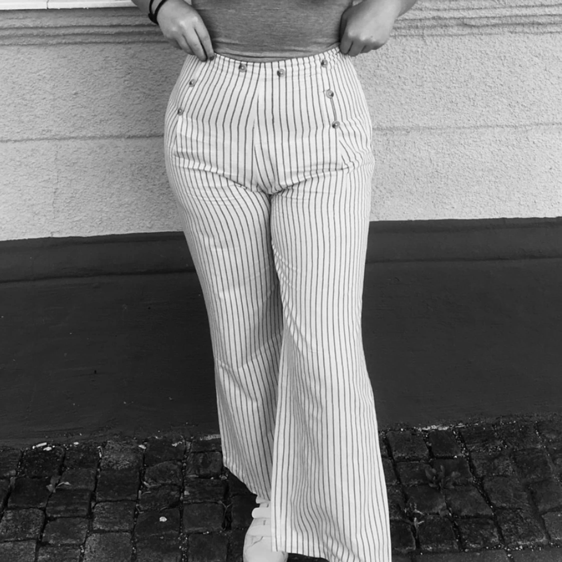 Blåvita byxor från BikBok - 90