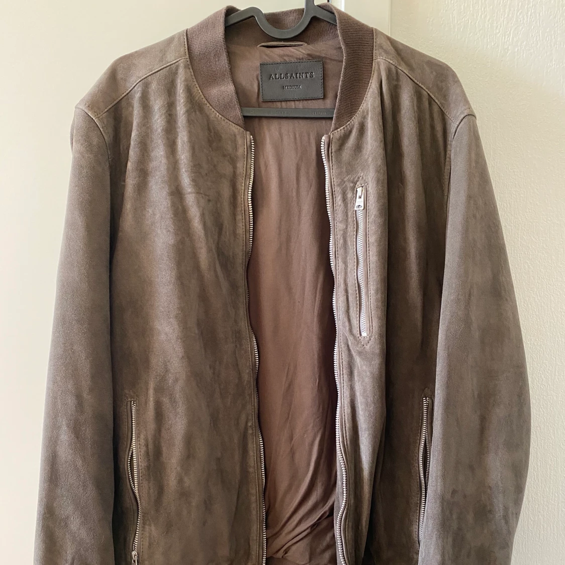 Allsaints grå suede bomber - 90