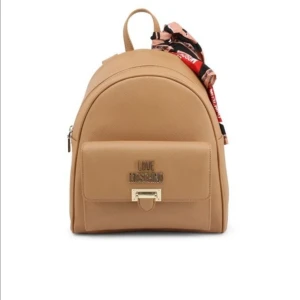 Love moschino ryggsäck  - NY, orginal pack, Brown, bredd-25cm, höjd-32cm, djup-10cm, polyuretan