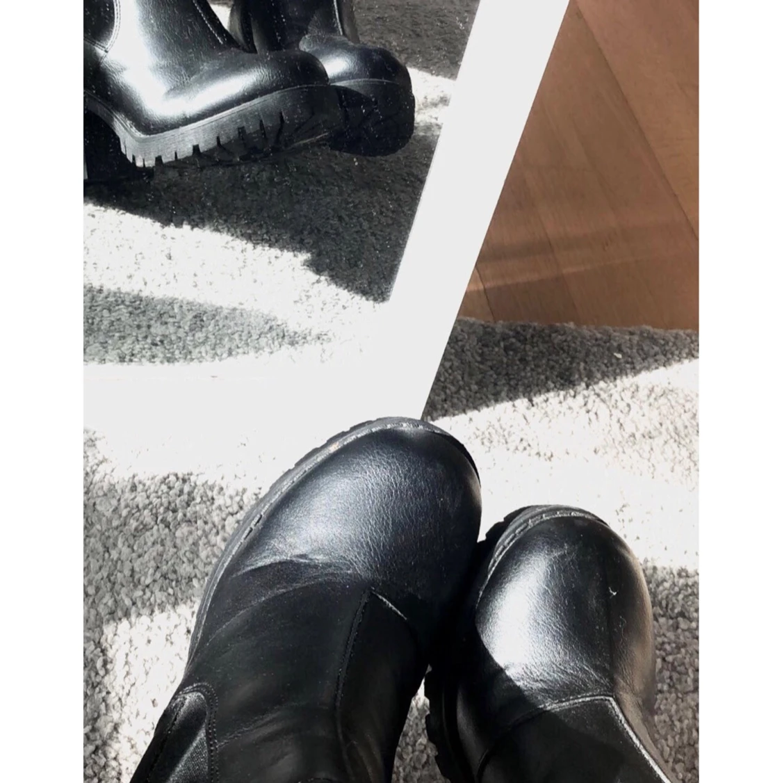 Svarta skor med klack  - 90