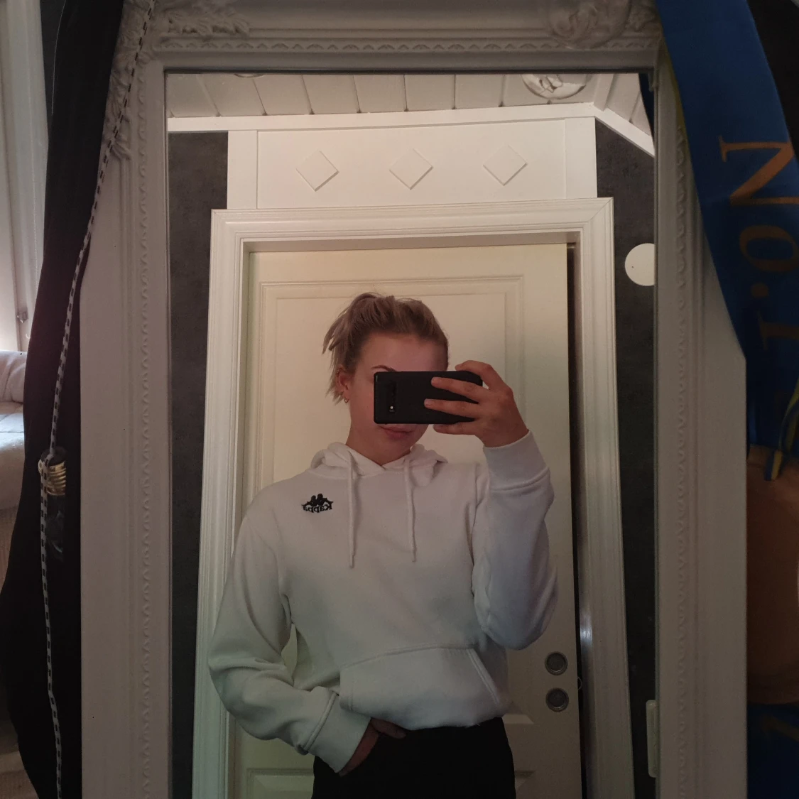 Vit Kappa Hoodie