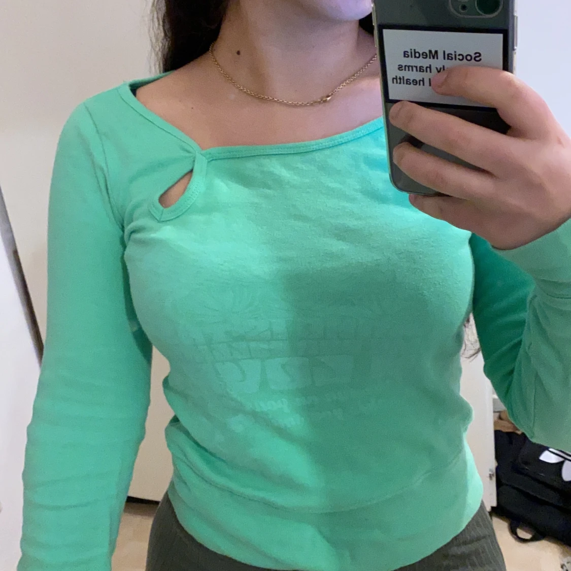 Grön långärmad tröja