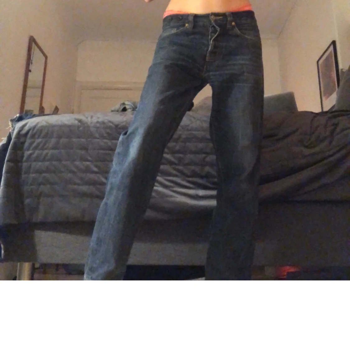 Baggy jeans lågmidjade - 90