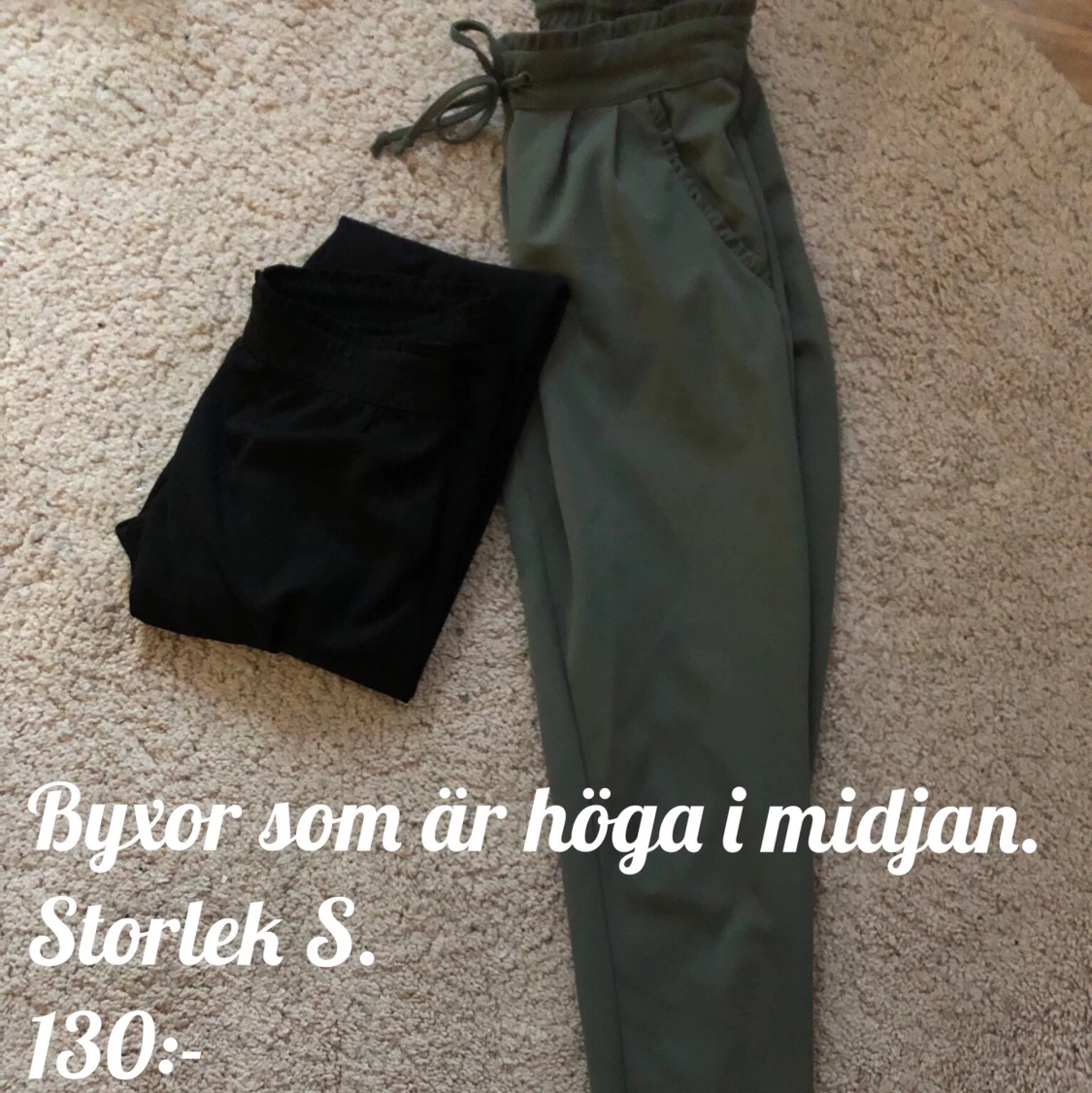 Byxor med hög midja.✨