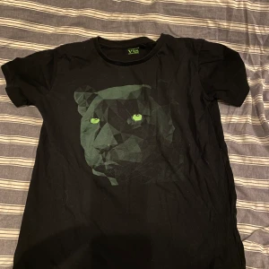 Svart T-shirt med panter - Svart t-shirts i bra skick. Knappt använd. Storlek 12 år. 💗🦋