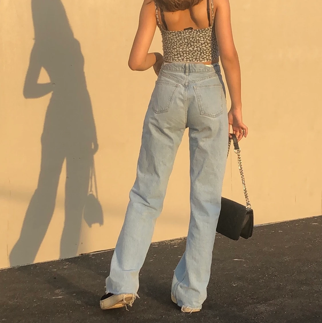 Helt nya wide leg jeans - 91