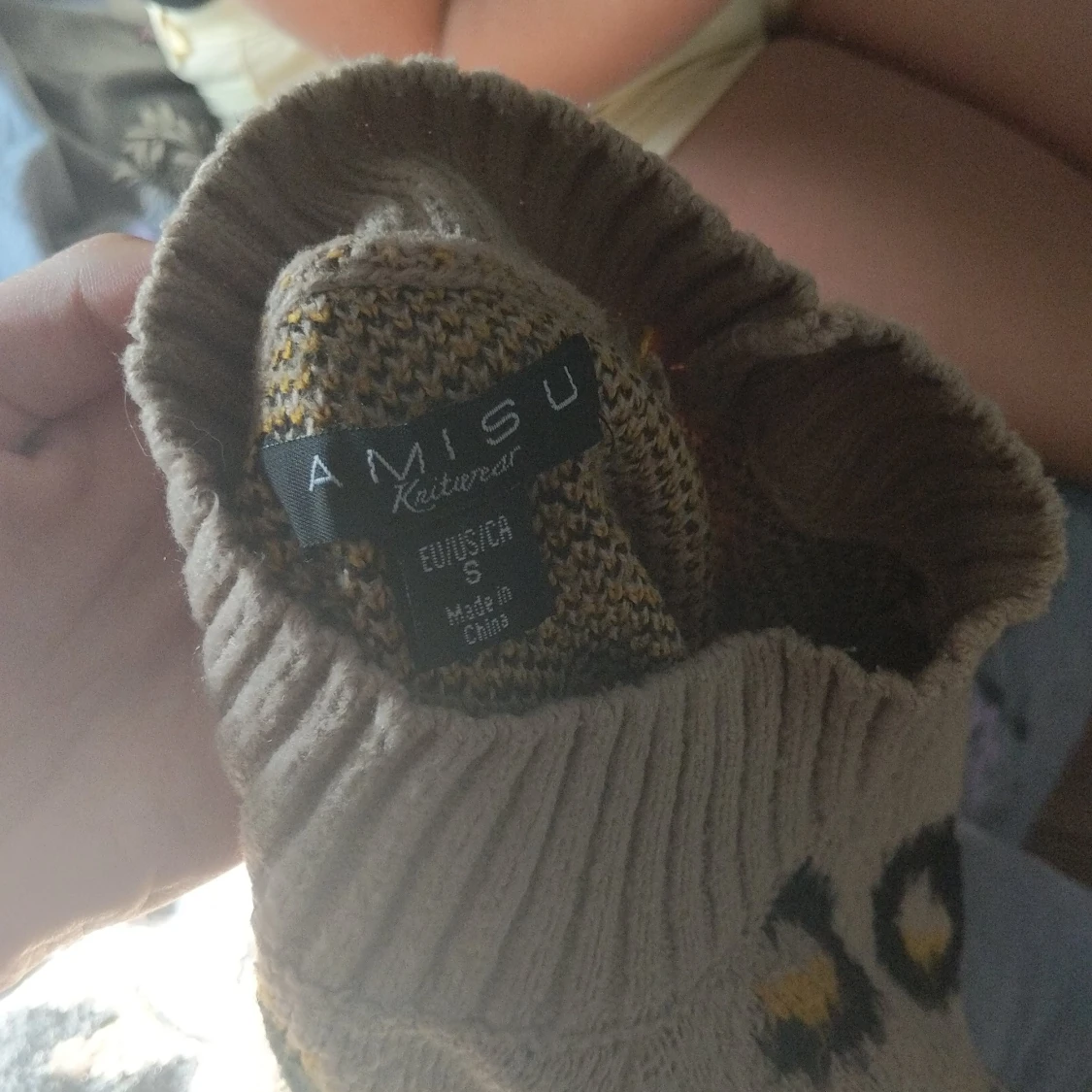 Stickad leopard tröja✨✨ - 91