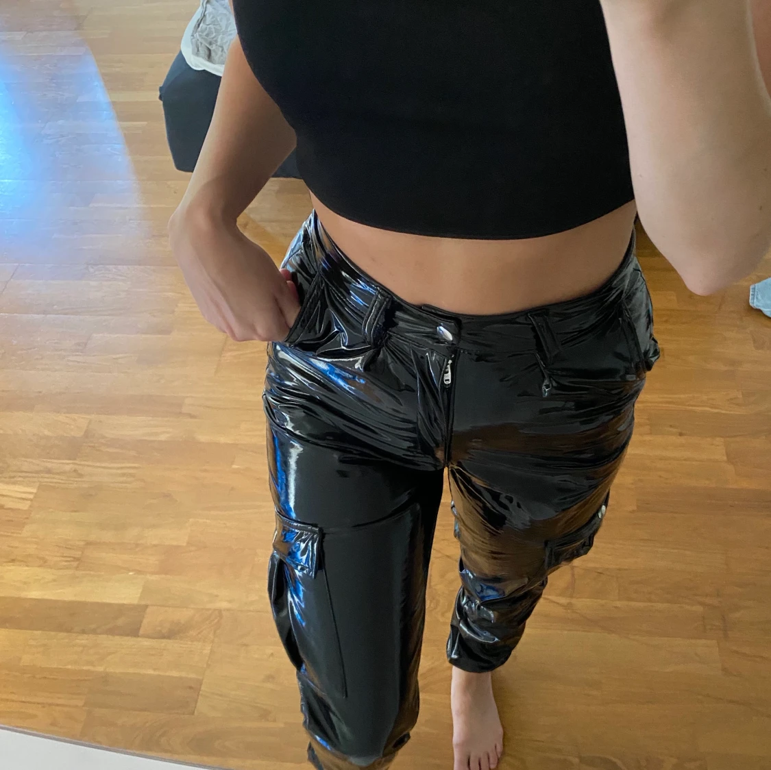 Cargobyxor i lack  - 90