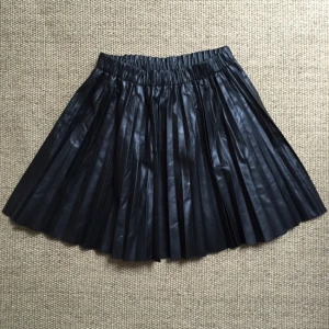  - Pleated leather skirt from H&M Trend. 