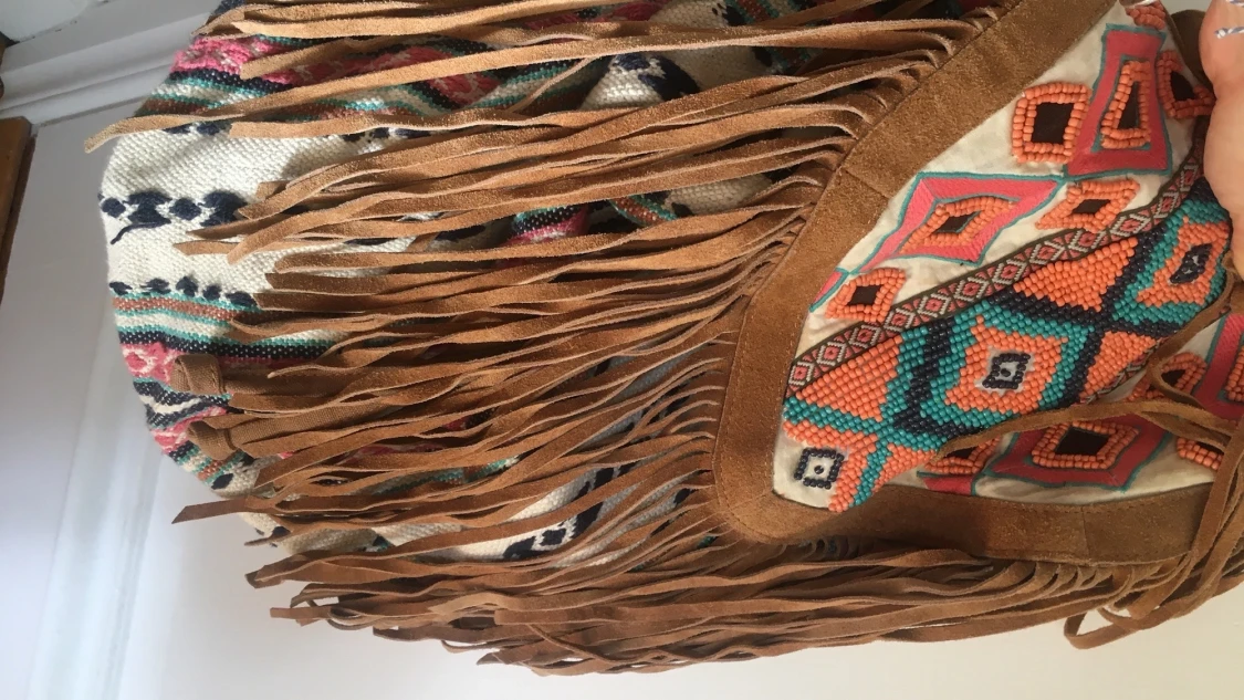 Ryggsäck med fransar  - 90