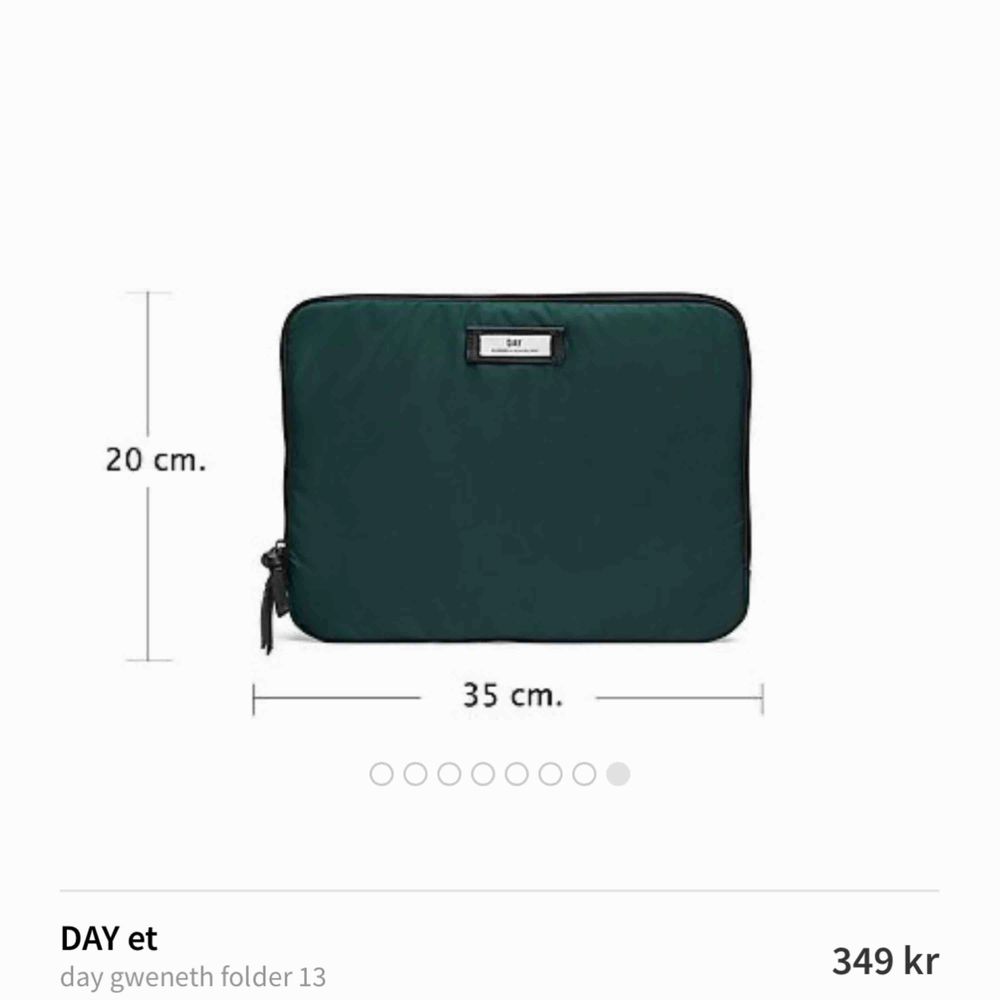 Grön datorfodral från day Birger et Mikkelsen. Använt sparsamt.❤️. Väskor.