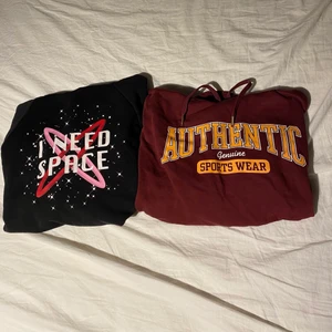 Två hoodies  - Två hoodies från H&M storlek small, säljs tillsammans för endast 30kr plus frakt då jag kastar dom annars!!